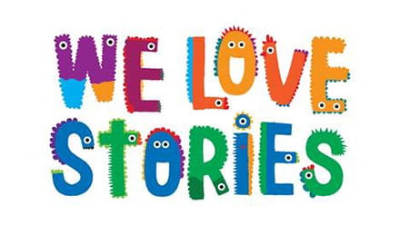 We love stories text