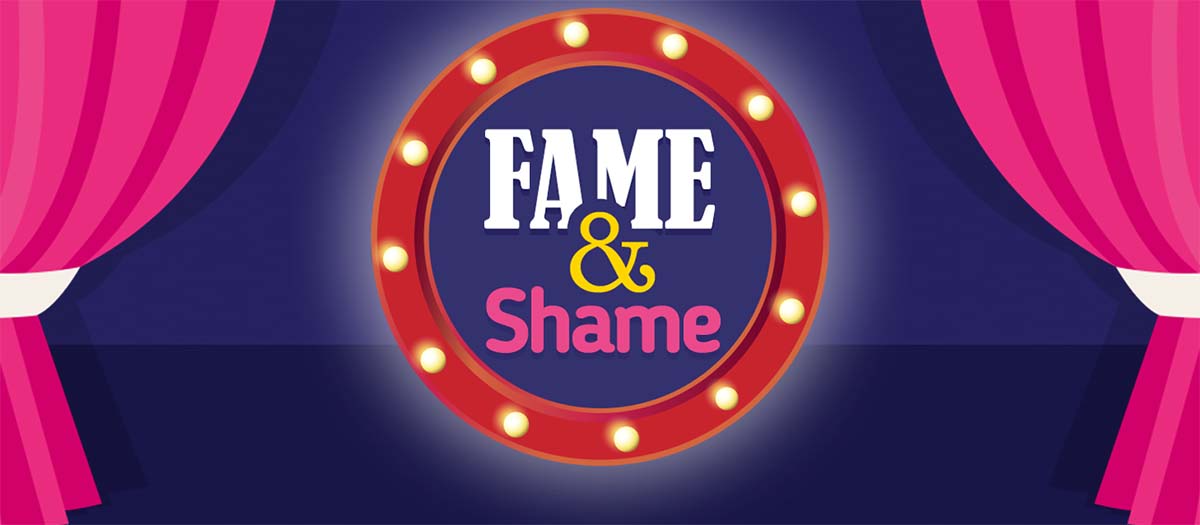 Fame and Shame Awards logo image