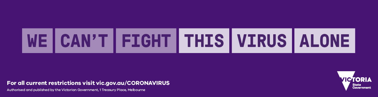 Department of Health & Human Services graphic - We Can't Fight This Virus Alone