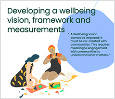 Thumbnail image: Developing a wellbeing economy vision framework and measurements