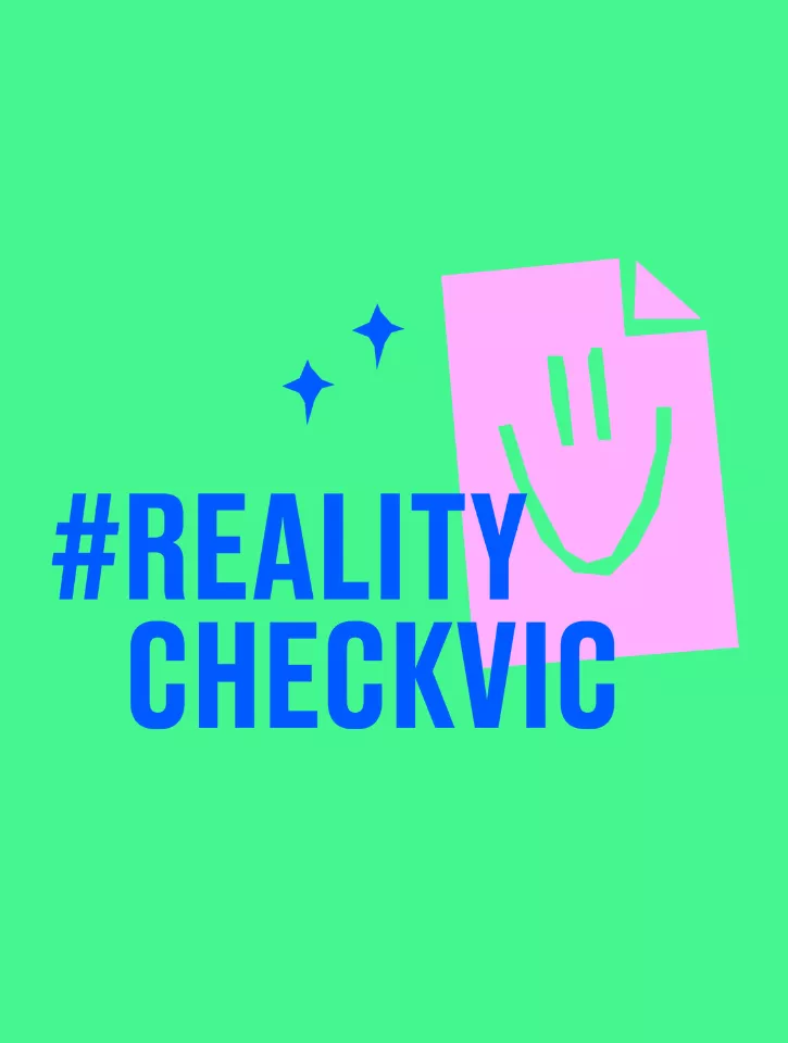 #RealityCheckVic icon